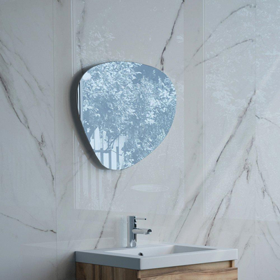 BRAUER Organic Miroir avec éclairage LED autour asymétrique 60x50cm intensité réglable avec télécommande