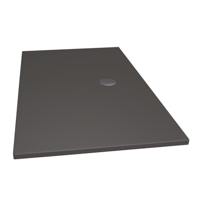 Xenz Flat Plus Douchebak - 90x150cm - Rechthoek - Antraciet mat