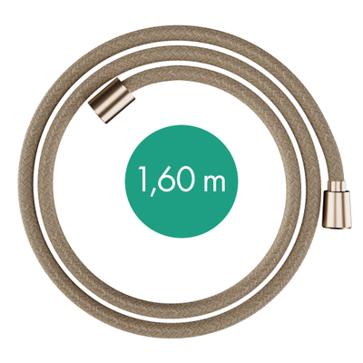 Hansgrohe Designflex Textiel - doucheslang - 160cm - geborsteld brons