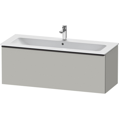 Duravit D-neo Meuble sous vasque 121x46.2x44cm 1 tiroir Gris béton mat