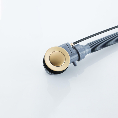 Fortifura Calvi Système vidage remplissage - commande rotative - prolongé - laiton brossé (or)