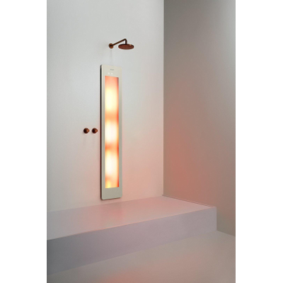 Sunshower Round One L infrarouge encastré 185x33x10cm full body Sand White