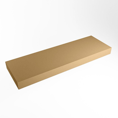 Mondiaz TOP 51 Plan sous vasque - 160x51x12cm - suspendu - solid surface - Oro