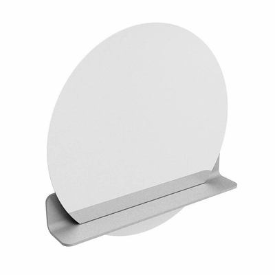 Mondiaz SPOT Miroir de salle de bain - rond 70cm - plan de miroir - couleur Plata