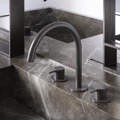 Hotbath Cobber Mitigeur de lavabo encastré Fer vieilli