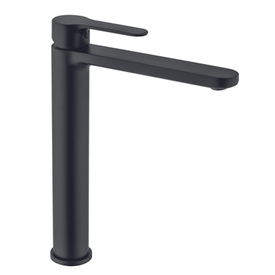 Go By Van Marcke Nero Robinet de lavabo - 29cm - surélevé - posé - noir mat