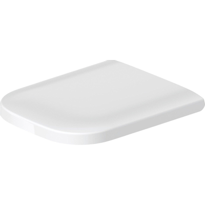 Duravit Happy D.2 WC-zitting - 43x35.9x4.3cm - met softclose - met quickrelease - kunststof - wit glanzend
