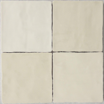 By Goof Moos Ivory brillant fait main 13x13