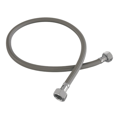 BRAUER Stripe Robinet d'arrêt d'angle - complet avec tuyau - chrome
