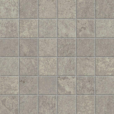 Terravito Solido mosaïque - 29.6x29.6cm - 8mm - rectifié - aspect pierre naturelle - Ash