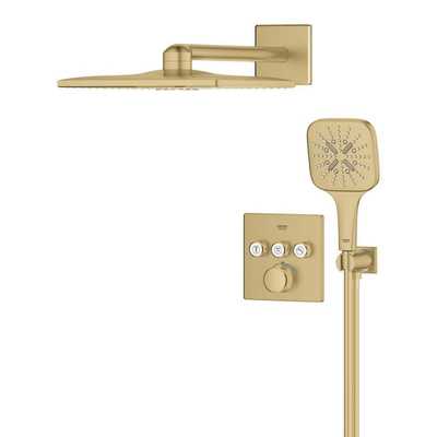Grohe Grohtherm SmartControl Perfect Showerset - compleet - brushed cool sunrise (goud)