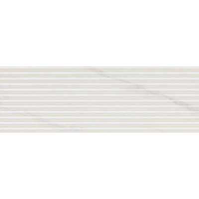 ÉCHANTILLON Ceralto Elvano Polished Carreau décoratif 30x90cm 10.5mm rectifié pâte blanche Blanco