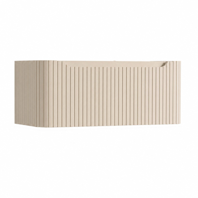 H&R Badmeubelen Juice Wastafelonderkast - 100x45x40cm - afgeronde hoeken - 1 lade - geïntegreerde greep - Merino