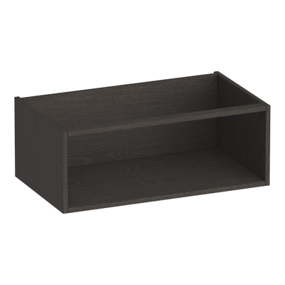 BRAUER Flourish armoire latérale - 80x30x45.5cm - avec 1 compartiment de rangement en bois anthracite