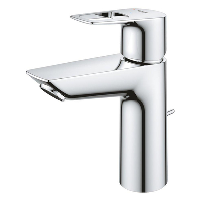 GROHE BauLoop wastafelkraan - m-size - opbouw - 1-gats - eengreeps - met trekwaste - chroom