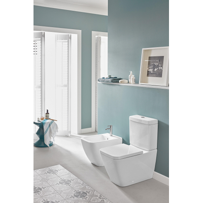 Villeroy & Boch Venticello réservoir de chasse double avec mécanisme intérieur avec alimentation latérale et arrière blanc