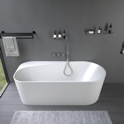 Ideavit baignoire encastrée viva 170x80cm acrylique blanc mat