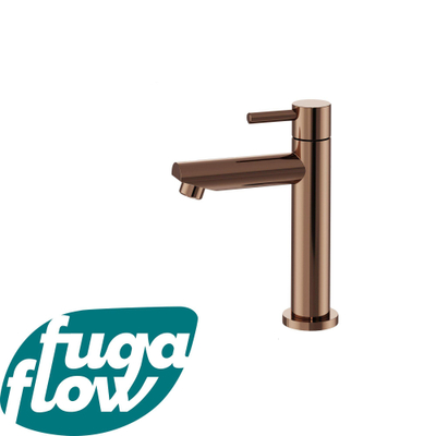 FugaFlow Eccelente Sobrado Badkamer Fonteinkraan - 14.4cm - opbouw - 1gats - PVD - geborsteld koper
