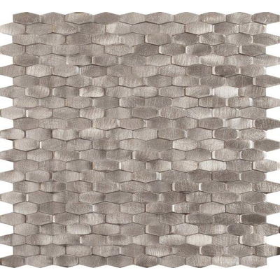 Dune Materia Mosaics Mosaïque 28.4x30cm Halley Silver 5mm Mat/brillant Argent