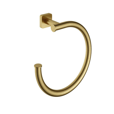 Hotbath Gal Handdoekring Geborsteld messing PVD SHOWROOMMODEL