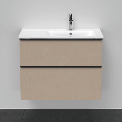 Duravit D-neo Meuble sous vasque 81x46.2x62.5cm 2 tiroirs Lin mat