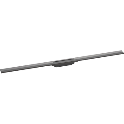Hansgrohe RainDrain Flex Douchegoot - 120cm - inkortbaar - brushed black chrome