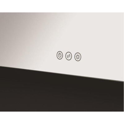 Miroir Crosswater Glide II - 100x3.5x60cm - à intensité variable - LED - IP44 - argent