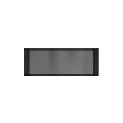 Hotbath &MORE Inbouwbox of inbouwnis - 30x80x10 - frameless - PVD - geborsteld zwart