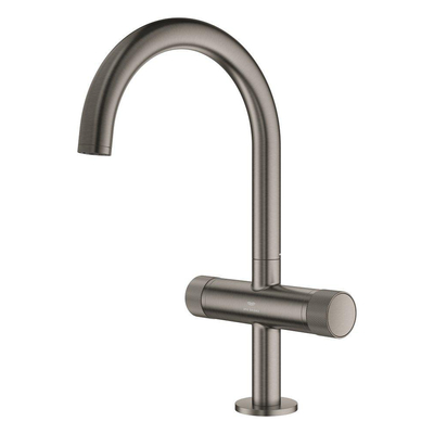 Grohe Atrio private collection L-size wastafelmengkraan m/grepen graphite geb.