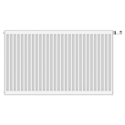 Stelrad Novello paneelradiator 40x220cm type 33 3764watt 6 aansluitingen Staal Wit glans