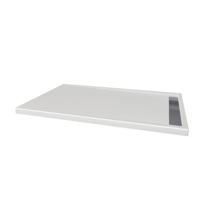 Xenz easy tray douchevloer 140x90x5cm rechthoek acryl wit