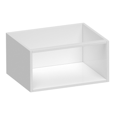 BRAUER Flourish armoire latérale - 59x30x45,5cm - avec 1 compartiment de rangement blanc brillant