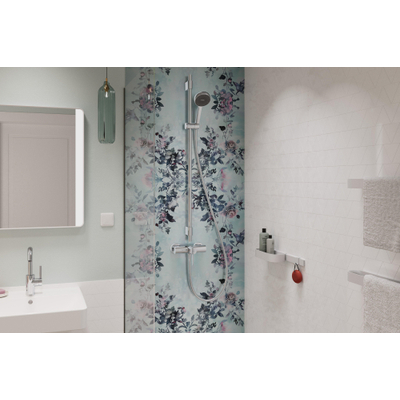 Hansgrohe Activera S - doucheset - 95 - 2jet - ecosmart - met glijstang varia - 105cm - hoogglans chroom