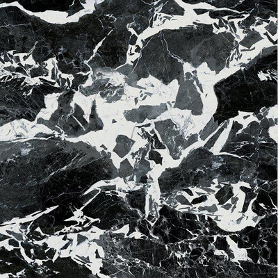 Ceralto Marvella Marble Vloertegel - 120X120 - 6.5mm - mat - zwart