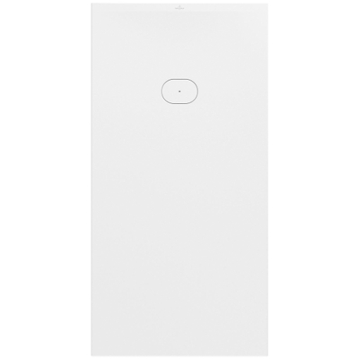 Villeroy & Boch Ecora douchebak - 180x90x4.5cm - afvoer korte zijde - white alpine (wit)