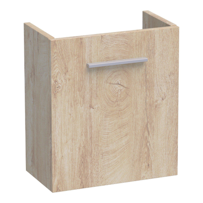 BRAUER Trust Meuble lave-mains - 40x45x22cm - sans poignée rapportée avec 1 porte à ouverture à gauche Forest Wheat