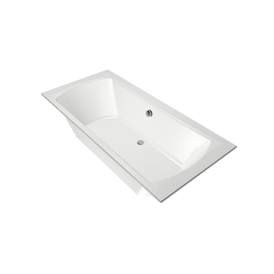 Xenz Robijn Baignoire duo - 190x90x48 - bonde Centrale - acrylique - blanc