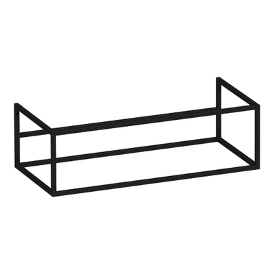 BRAUER Believe cadre - 99x30x45,5cm - sans tablette de fond noir mat