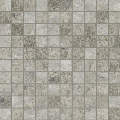 Florim Artifact Carrelage mosaïque - 30x30cm - 9mm - rectifié - R10 - Grey (Grijs)