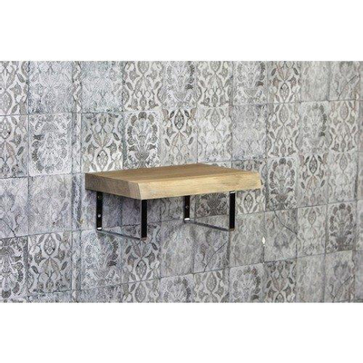 H&R Badmeubelen Fonteinframe 21x12x2cm Set Van 2 Stuks Chroom
