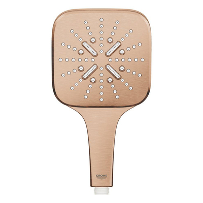 GROHE Rainshower SmartActive 130 Cube douchette à main warm sunset brossé