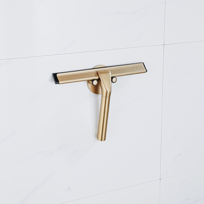 FugaFlow Eccelente Acces Glaswisser - houder - 22cm - Geborsteld Messing PVD (Goud)