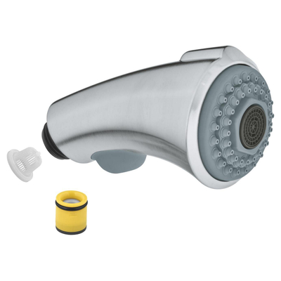 GROHE douchette à main zedra inox acier inoxydable