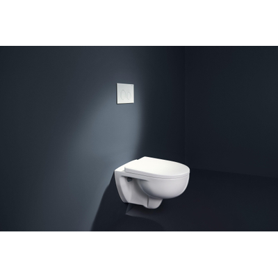 Geberit Renova Pack WC suspendu - 54x35,5cm - fond profond - sans bride - TurboFlush - abattant softclose et quickrelease - blanc brillant