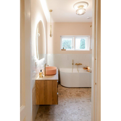 Crosswater Tranquil Hanglamp - geborsteld messing (goud)