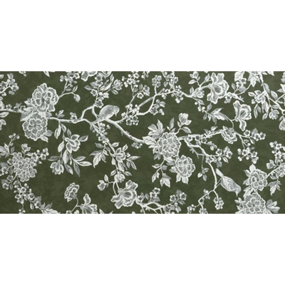 Cir Chromagic WAtegel Decor 600X1200 Floral Olive 10mm Mat Ret.