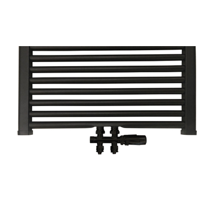 Best Design Nero-Luxe ensemble de raccordement de radiateur universel milieu en bas droit noir mat