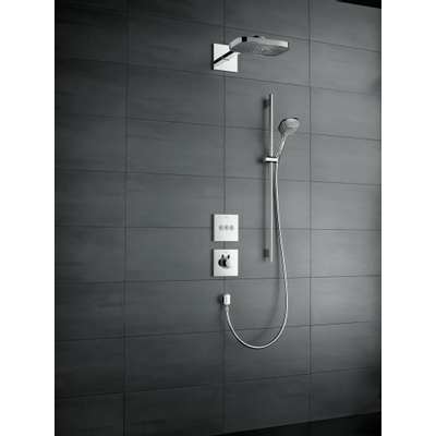 Hansgrohe Raindance select 120 met unica s glijstangset 90cm wit chroom