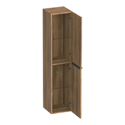 BRAUER Elevate armoire haute 160 sans poignées de pose avec 2 portes à ouverture gauche ou droite Honey