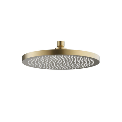 Hotbath Ace Hoofddouche - diameter 23cm - rond - PVD - geborsteld messing (goud)